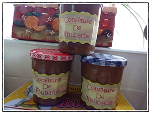 recette - Confiture de rhubarbe version Thermomix