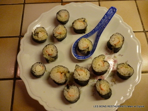 recette - Hosomakis au surimi