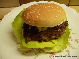 Hamburger au bleu d'Auvergne