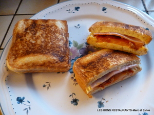 recette - Croque monsieur au chorizo