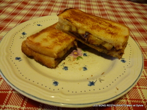 recette - Croques chocolat bananes