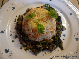 recette - Risotto à la duxelles de champignons