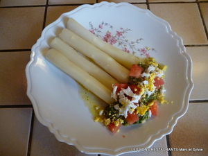 recette - Asperges en vinaigrette