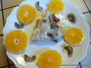 recette - Pavés de loup à l'orange