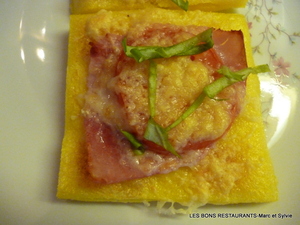 recette - Croque polenta