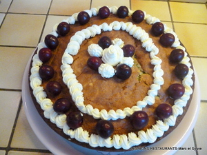 recette - Gâteau aux cerises et aux oranges