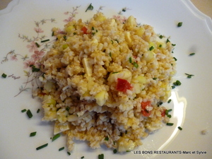 recette - Salade de boulgour au comté