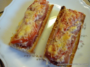 recette - Pizza baguette