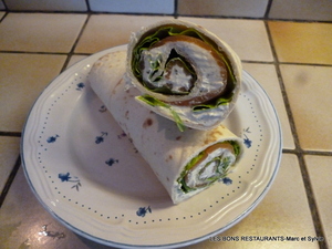 recette - Wraps au saumon fumé