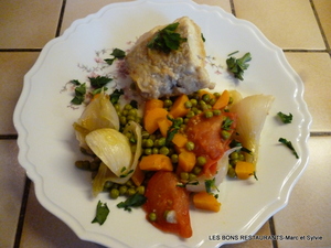 recette - Filet de lieu printanier