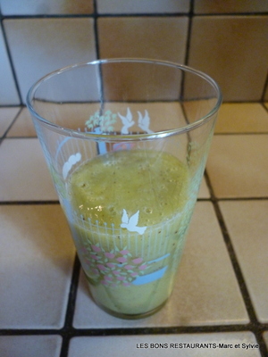 recette - Jus d'ananas et de kiwis