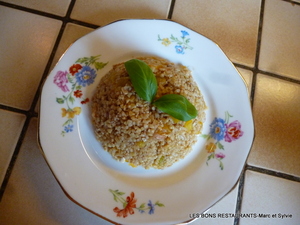 Salade de boulgour à la mangue