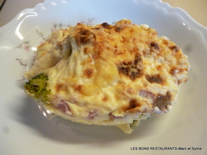 recette - Gratin de brocolis aux oeufs