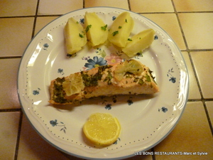 recette - Papillote de saumon à l'anis vert et coriandre