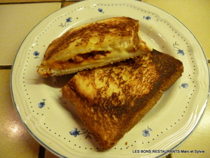 recette - Croque-monsieur au thon à la tomate