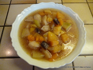 Potage aux 13 légumes anciens