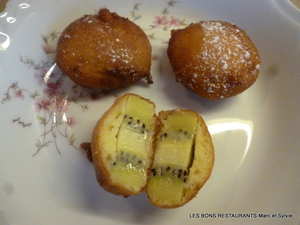 recette - Beignets de kiwis