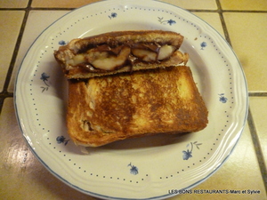 recette - Croques poire chocolat