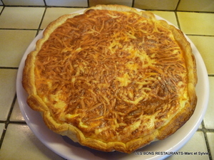 recette - Quiche aux trois fromages