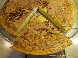 recette - Tortilla de pommes de terre et oignons