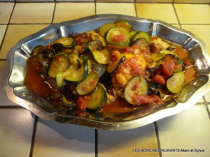 recette - Poulet aux courgettes