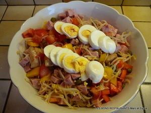 recette - Salade de soja au poulet et aux légumes d'été