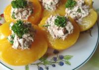 recette - Pêches au thon