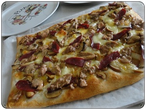 recette - Pizza au magret de canard et au foie gras