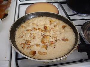 recette - Poêlée de saint-jacques, écrevisses au coco