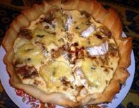 recette - Quiche au bleu d'auvergne