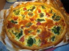 Quiche au brocoli et au jambon ganda