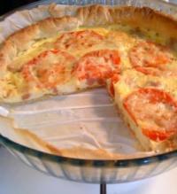 recette - Quiche au cachir et tomates