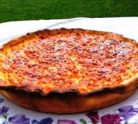 Quiche aux carottes et lardons