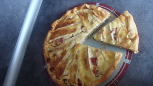 recette - Tarte pêle-mêle au brie