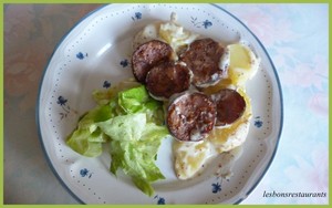 recette - Andouille du Val d'Ajol à la sauce moutarde