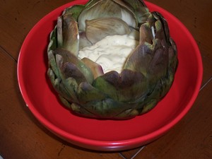 recette - Artichauts farcis Béarnaise