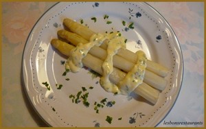 recette - Asperges sauce citronnée