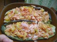 recette - Aubergines farcies au jambon