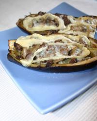 recette - Aubergines gratinées au reblochon