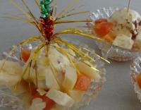 recette - Banana split aux fruits exotiques