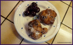 recette - Beignets aux cerises