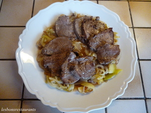 recette - Biftecks aux oignons