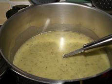 recette - Bisque de courgettes au romarin