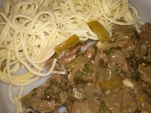 recette - Boeuf sauté à l' oignon