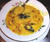 recette - Bouillabaisse de moules aux girolles