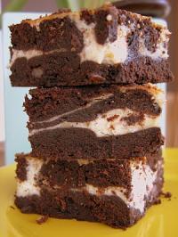 recette - Brownie chocolat et vanille