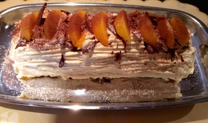 Bûche aux Fruits et Mascarpone 