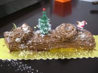 Bûche de noël à la crème au beurre