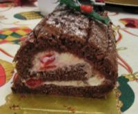 recette - Bûche de noël façon forêt noire