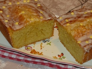 recette - Cake citron, orange et amandes